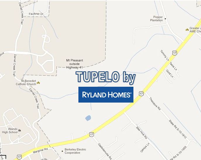 Tupelo, New Home Community by Ryland Homes in Mount Pleasant, SC