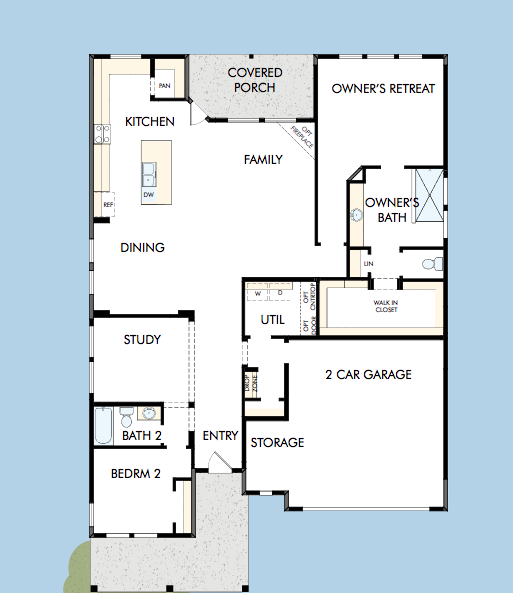 Deerwood Floor Plan 1st Floor - Base