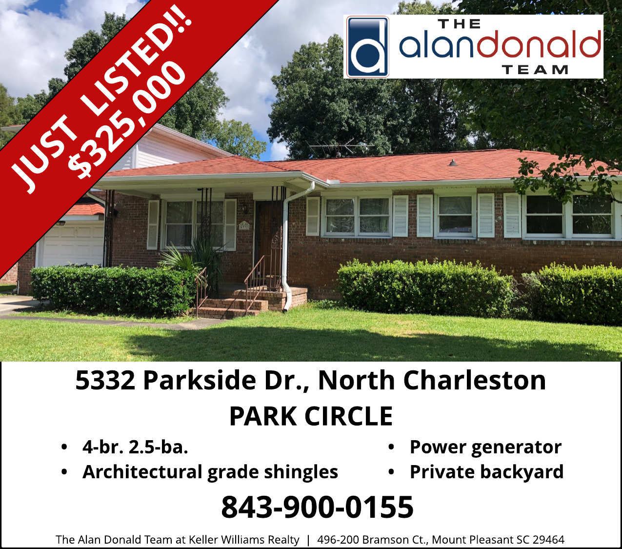 5332 Parkside Dr., North Charleston SC 29405